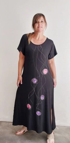 Vestidos largos pintados a mano - comprar online