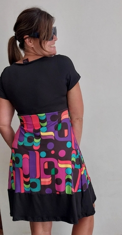 Vestidos queen geo - catuna ropa creativa