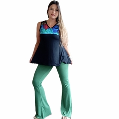 Imagen de Pantalones oxford en modal y Lycra