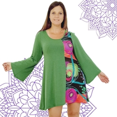 vestidos jujuy manga cerrada - catuna ropa creativa