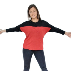 remeras de lanilla combinadas - comprar online