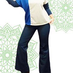 Pantalones oxford simil jean elastizados⁰⁹