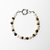 freshwater pearl and tigers eye bracelet - pulseira em pérola natural e olho de tigre