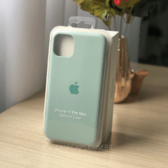 Capa de Silicone para iPhone 11 Pro Max - Musgo
