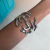 BRACELETE ALGAS FOLHEADO A PRATA