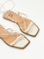 RASTEIRA NIQUE OFF WHITE E DOURADA - loja online