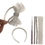 KIT TIARA LUXO PRATA - comprar online