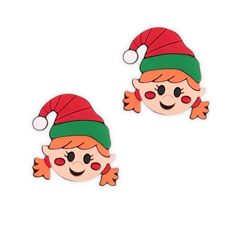 APLIQUE DUENDE DE NATAL EMBORRACHADO - 2 UNIDADES