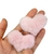 APLIQUE PELÚCIA CORAÇÃO ROSA TECIDO - 2 UNIDADES - comprar online