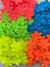 FLORES DE TECIDO SORTIDAS - 100UNIDADES na internet