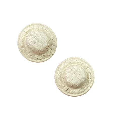 CHAPÉU DE PALHA MINI - 2 UNIDADES