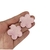 APLIQUE FLOR GLITTER ROSA TECIDO - 2 UNIDADES - comprar online
