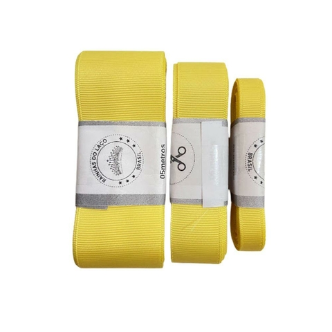 FITA GORGURÃO SANDING COR 114 (AMARELO CLARO) - 5 METROS