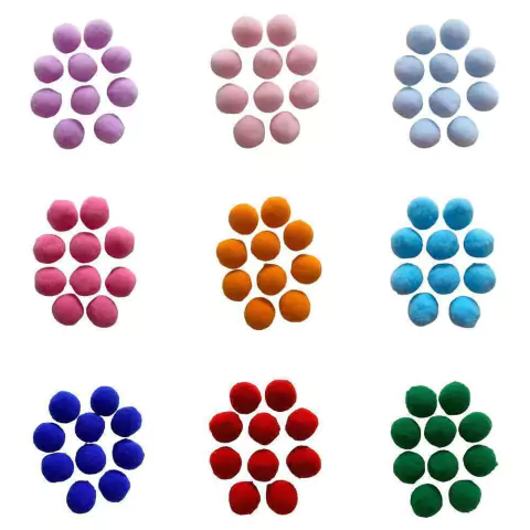 POMPOM 2CM - 10 UNIDADES