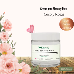 Crema de Coco y Rosas para Manos y Pies - comprar online