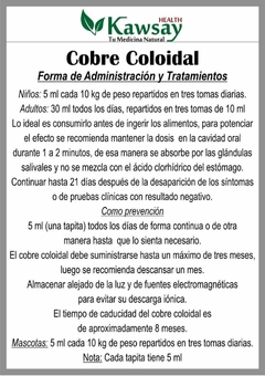 Cobre Coloidal - Kawsay Health