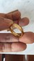 Anillos alianza acero dorado - comprar online