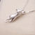 Imagen de Collar Mini Gatito (Baño Plata 925)