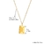 Collar Relicario Carta I Love you (Acero) - tienda online