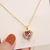 Collar Corazón Alado (Acero)