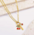 Collar cherry charm (Acero) - tienda online