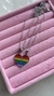 Collar Corazón Compartido LGBT (Acero) en internet