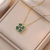 Collar trébol corazones icristal man 2 en 1 (Acero) - Bellabijouterie