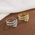 Anillo Serpiente Strass (Plata 925) - Bellabijouterie