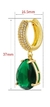 Aros Gota verde (Baño 18k) - comprar online