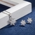 Set Collar y Aros Copo de Nieve (Baño Plata 925) - tienda online