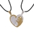 Collar Gato Compartido Corazon (Acero) en internet