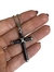 Collar Cruz Negra (Acero)