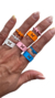 Set 8 Anillos Mariposa en internet