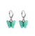 Aros Mariposa Acero - tienda online