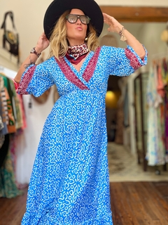 Imagen de Vestido Alma Bohemia cielo