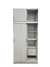 Placard Melamina 1,00x2,35 Puertas Corredizas Con Baulera - comprar online