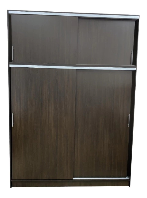 Placard Melamina 1,80x2,35 Puertas Corredizas Con Baulera - comprar online
