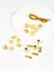 Set de accesorios caled dorados
