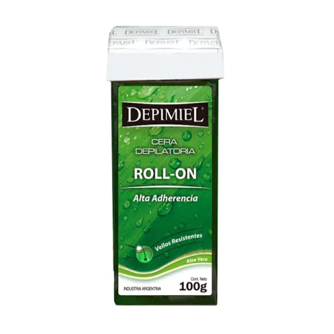 Cera Depilatoria en Cartucho Roll On alta adherencia x 100 gr Depimiel