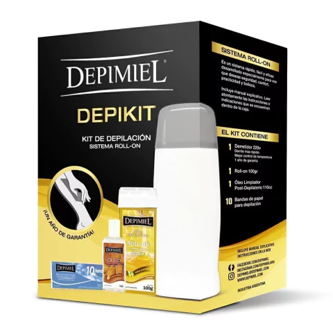 Depikit Kit de Depilación Roll On Depimiel