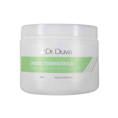 Crema termogenica para masaje muscular x 500 gr Dr Duval - comprar online