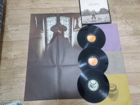 BOX 03 LPS GEORGE HARRISON - ALL THINGS MUST PASS - 1970 - MONO - C/ POSTER - APPLE - comprar online