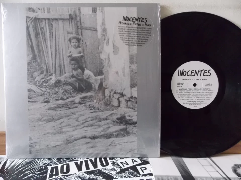 LP INOCENTES - MISÉRIA E FOME E MAIS - 2020 - C/ POSTER - IMPORT.