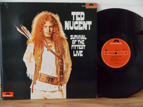 LP TED NUGENT AND THE AMBOY DUKES - SURVIVAL OF THE FITTEST - LIVE - 1970 - 1ª EDIÇÃO - IMPORT.