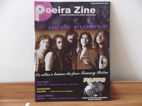 REVISTA POEIRA ZINE Nº 07 - DEEP PURPLE: OS ALTOS E BAIXOS DA FASE TOMMY BOLIN
