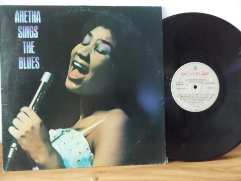 LP ARETHA FRANKLIN - ARETHA SINGS THE BLUES - 1965/1985 - CBS