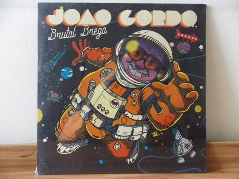 LP JOÃO GORDO - BRUTAL BREGA - 2023 - LP LARANJA “ORANJE” - EDIÇÃO LACRADA
