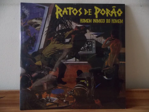 LP RATOS DE PORÃO - HOMEM INIMIGO DO HOMEM - 2006/2014 - EDIÇÃO LACRADA