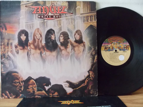 LP ANGEL - WHITE HOT - 1977 - C/ ENCARTE - 1ª ED. - MADE IN USA