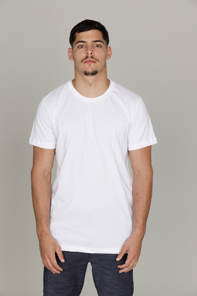 REMERA ALGODÓN PIMA PREMIUM WHITE thumbnail 2